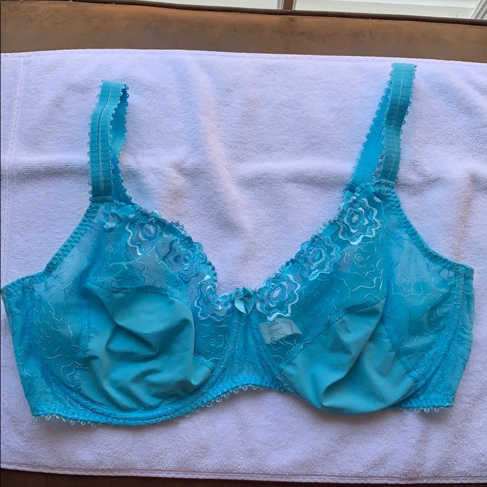 Simone Perele Full Cup Bra- 40E in blue